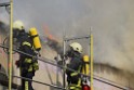 Dachstuhlbrand Koeln Poll Geislarerstr P301